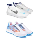 Sports Shoes for Men, Multicolor, Pack of 2 