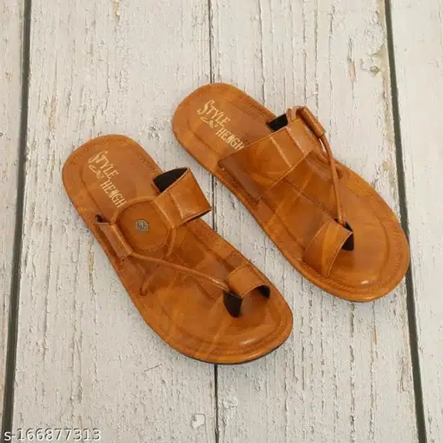 Slippers for Men (Tan, 10)