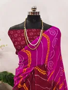 Georgette Printed Saree for Women 