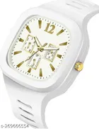 Silicone Strap Analog Watch for Boys 