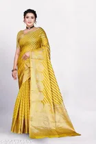 Organza Zari Woven Saree for Women 