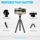 Flexible Gorillapod Tripod with Mobile Attachment for DSLR, Action Cameras & Smartphones Tripod 