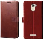 Gionee A1 Lite Artificial Leather Mobile Flip Cover 