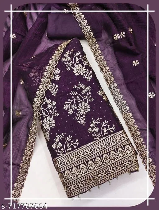 Georgette Punjabi/All Over Suits for Women (Multicolor, 6.85 meter (3XL)