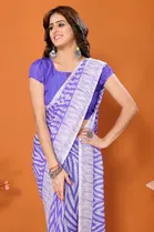 Georgette Printed Saree for Women 