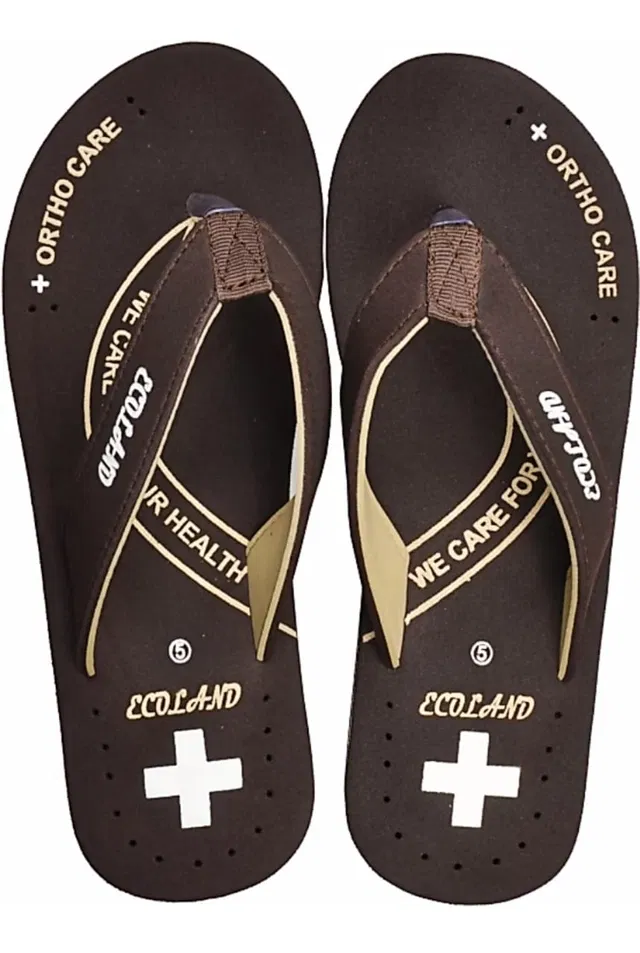 Flipflops for Women (Brown, 9)