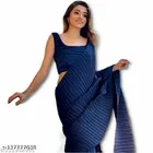 Crushed Satin Party Wear Saree for Women 