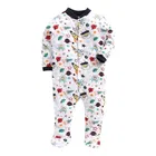 Hosiery Cotton Printed Rompers for Kids, Pack of 3, Multicolor 