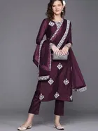Viscose Rayon Printed Kurta Set for Women 
