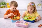 Lunch Box With Spoon & Fork Assorted Any 1 Colour