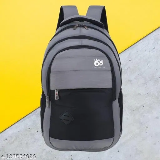 Nylon Backpack for Men & Women, Grey