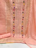 Chanderi Cotton Unstitched Dress Material for Women 