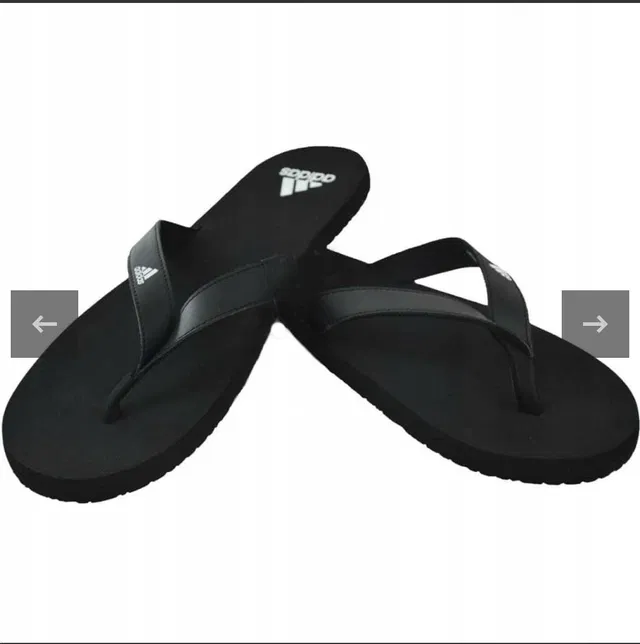 Adidas Slippers for Men (Black, 9)