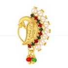 Gold Plated Designer Nosepin for Women 