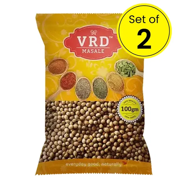VRD धनिया साबुत 2X100 g (सेट ऑफ़ 2)