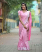 Jacquard Zari Woven Saree for Women 