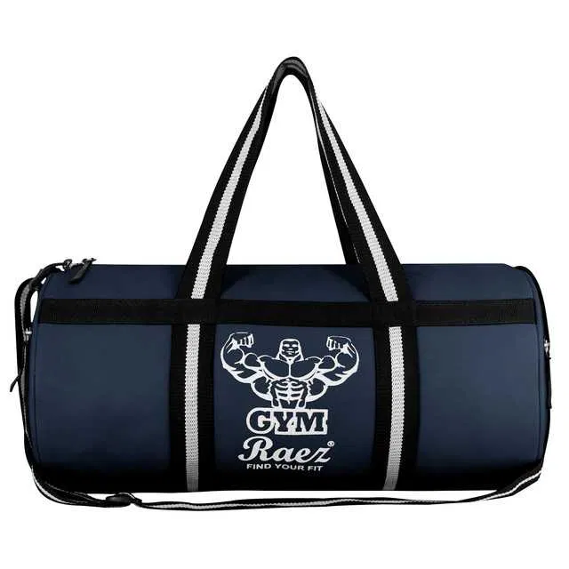 Stylish PU Gym Bag for Boys (Blue, 44 X 20 X 22 cm) (RA-056)