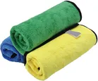 Neekshaa Microfiber Towel (Multicolor, 40x40 cm, Pack of 3)