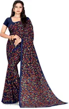 Georgette Printed Saree for Women 