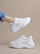 Shoetopia Textured Synthetic Sneakers for Girls 