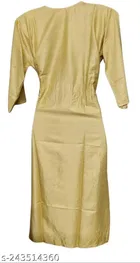 Cotton Blend Embroidered Kurti for Women 