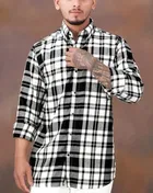 Full Sleeves Checkered Shirt for Men 