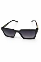 Plastic Sunglasses for Men, Black 