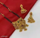 Mangalsutra with Earrings for Women 