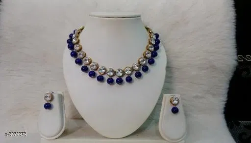 Stylish Women'S Jewellery Set, Blue