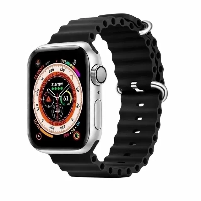 TecSox Ultra Smart Watch – 2.19” Hd Display, 100+ Sports Modes & Bluetooth Calling With Metal Shield Black