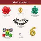 Hulk Theme 6th Birthday Balloon Decoration Kit For Kids, Multicolor, Pack Of 53