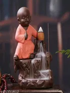 Lord Buddha Water Fountain with 10 Smoke Backflow 