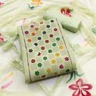 Chanderi Cotton Unstitched Dress Material for Women 