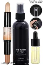 Contour with Makeup Fixer & Primer Serum (Set of 3)