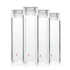 CELLO H2O Round Unbreakable Plastic Water Bottle 1 Liter (Transperant, Pack of 4)
