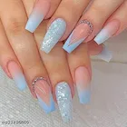 3D Glitter Powder Nail Stickers 