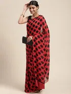 Georgette Printed Saree for Women 