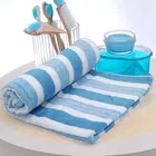Safina Stripe Blue Bath Towel 68x135 cm Pack of 1