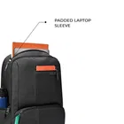 Gear Vintage 4, 29L Water Resistant Anti Theft Faux Leather Laptop Backpack for Men & Women, Black
