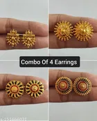 Traditional Trend 1Gm Gold Plated Earrings For Women