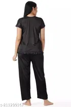 Satin Nightsuit Set for Women 