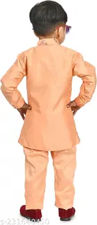 Art Silk Kurta with Pant for Boys 