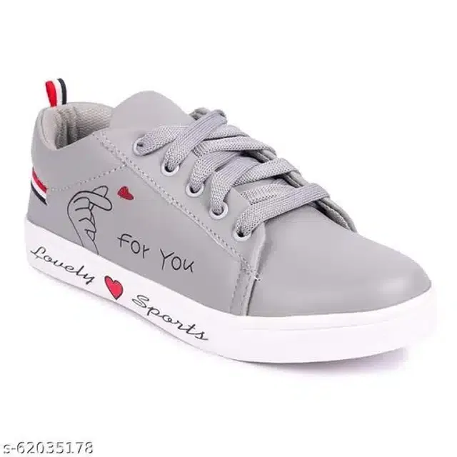 Casual Shoes for Women (Grey, 5)