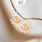 Brass Pearl Ear Cuffs for Women 