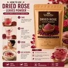 वेदार्थ सूखे गुलाब की पत्तियों का पाउडर, 100 g