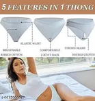 Nylon Briefs for Women, Multicolour, Pack of 3 