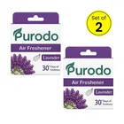 Purodo Air Freshner Block  Lavender 2X50 g (Pack of 2)