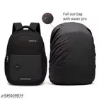 Polyester Backpack for Men & Women, Black