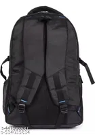 Polyester Backpack for Men & Women, Black