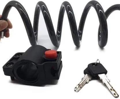 Stainless Steel Multi-Purpose Key Lock for Cycle (Multicolor)